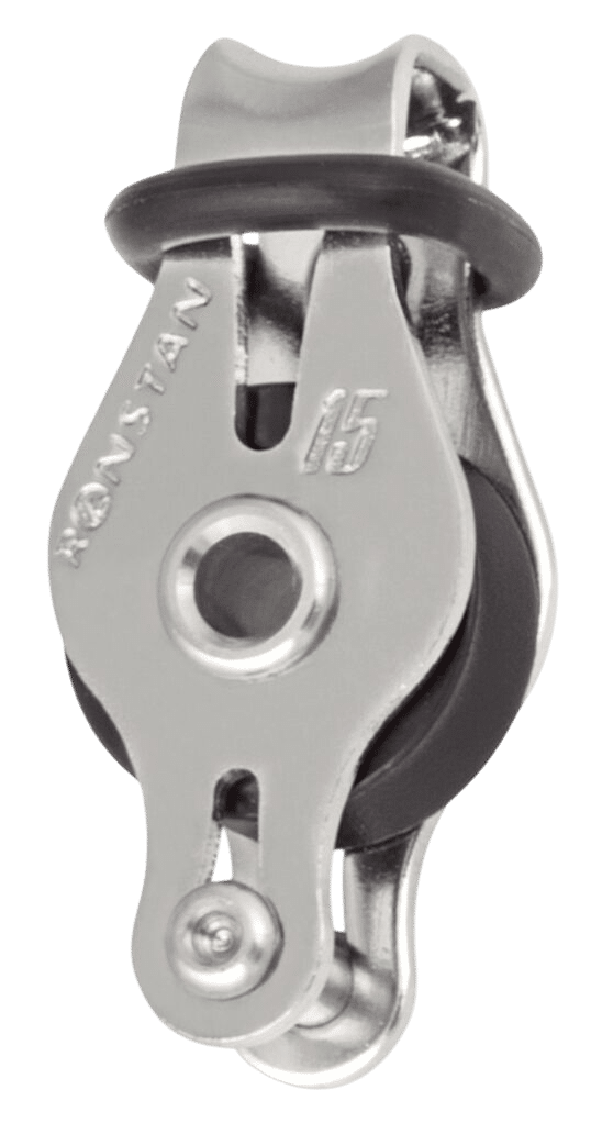 Ronstan Einfachblock mit Hundsfott und Becket RF15111