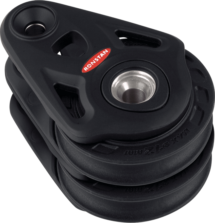 Ronstan Serie 60 Core Doppelblock mit Fuß RF64251