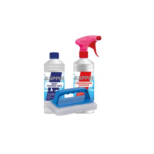 Sjippie Paket Shampoo und Wachs mit Schwamm