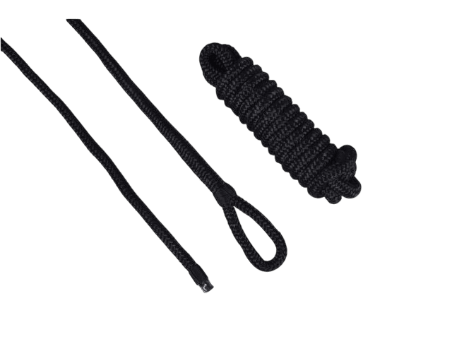 Talamex Fenderleine Polyester/Polypropylen – 6 mm × 1,5 m – schwarz – 2 Stück