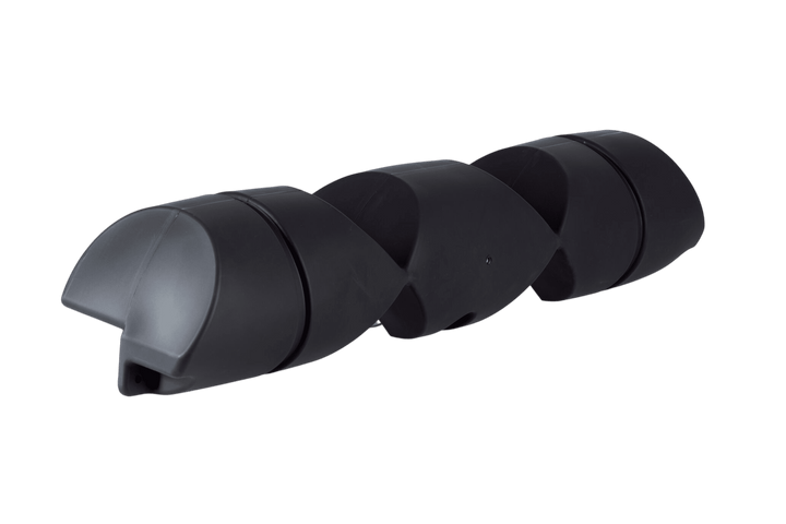 Talamex Steg-Fender groß Ecke 100 x 19 x 19 cm schwarz