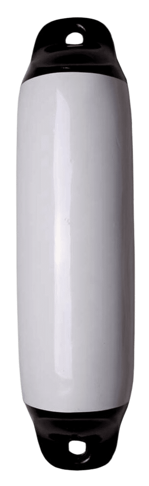 Talamex Fender weiß 65 x 22 cm, schwarzer Kopf