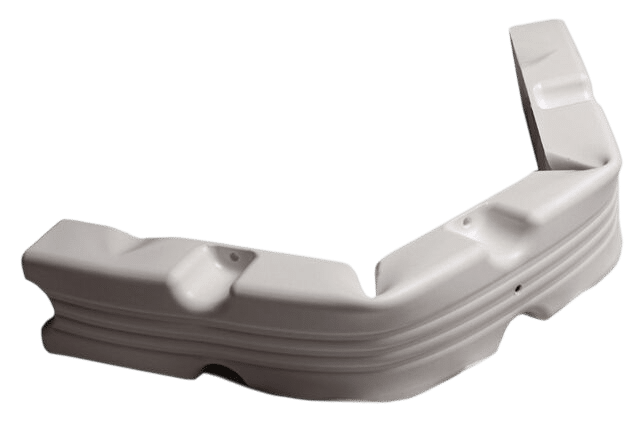 Talamex Stegfender 100 x 12 x 7 cm flexibel weiß