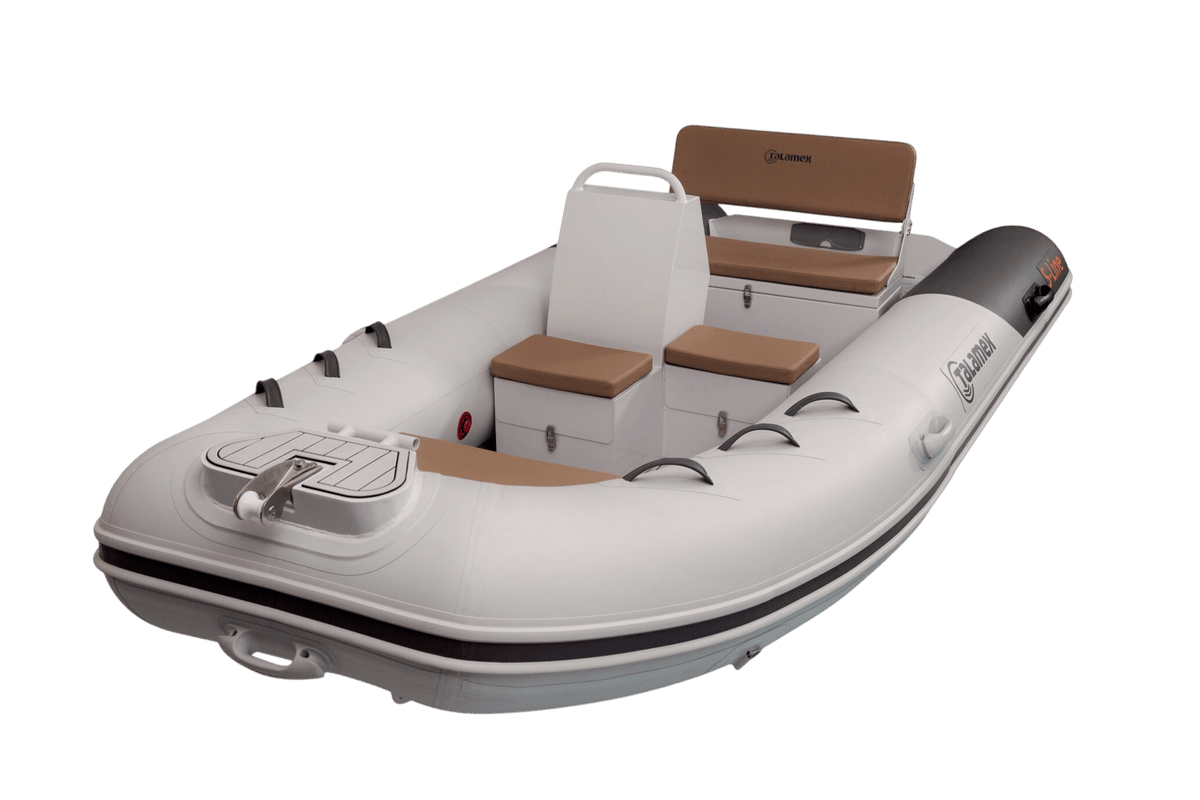 Talamex S-Line Alu-RIB 380 nebelgrau inklusive Konsole SLN380