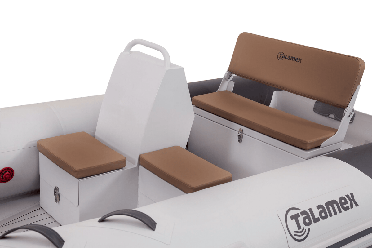 Talamex S-Line Alu-RIB 380 nebelgrau inklusive Konsole SLN380