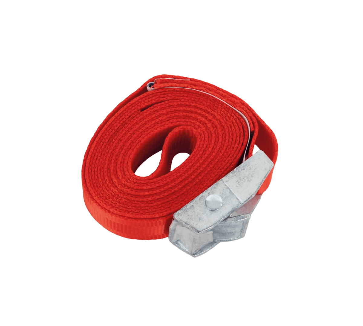 Talamex Spanngurt mit Klemmschloss 25 mm 2,0 m rot