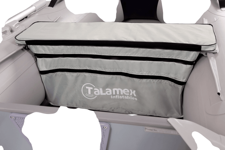 Talamex Sitzbanktasche mit Kissen grau - 80 x 20 cm