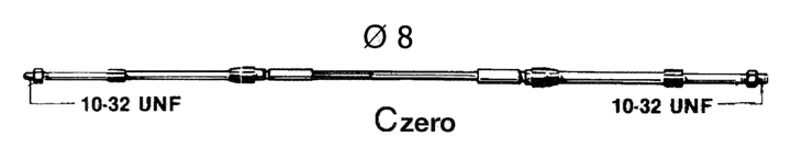 Ultraflex Schaltzug Mach Zero 6,41 m