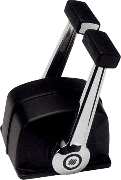 Ultraflex B74 Bedieneinheit doppelt schwarz/verchromt