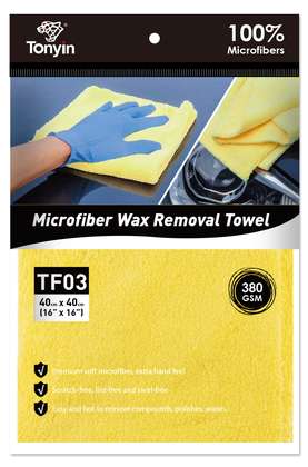 Tonyin Mikrofasertuch zur Wachsentfernung – 380 GSM