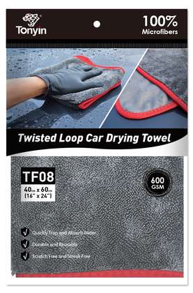 Tonyin Twisted Loop Auto-Trockentuch – 600 GSM