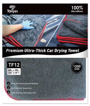 Tonyin Coral Velvet Mikrofaser-Trockentuch 1200 GSM – TF12