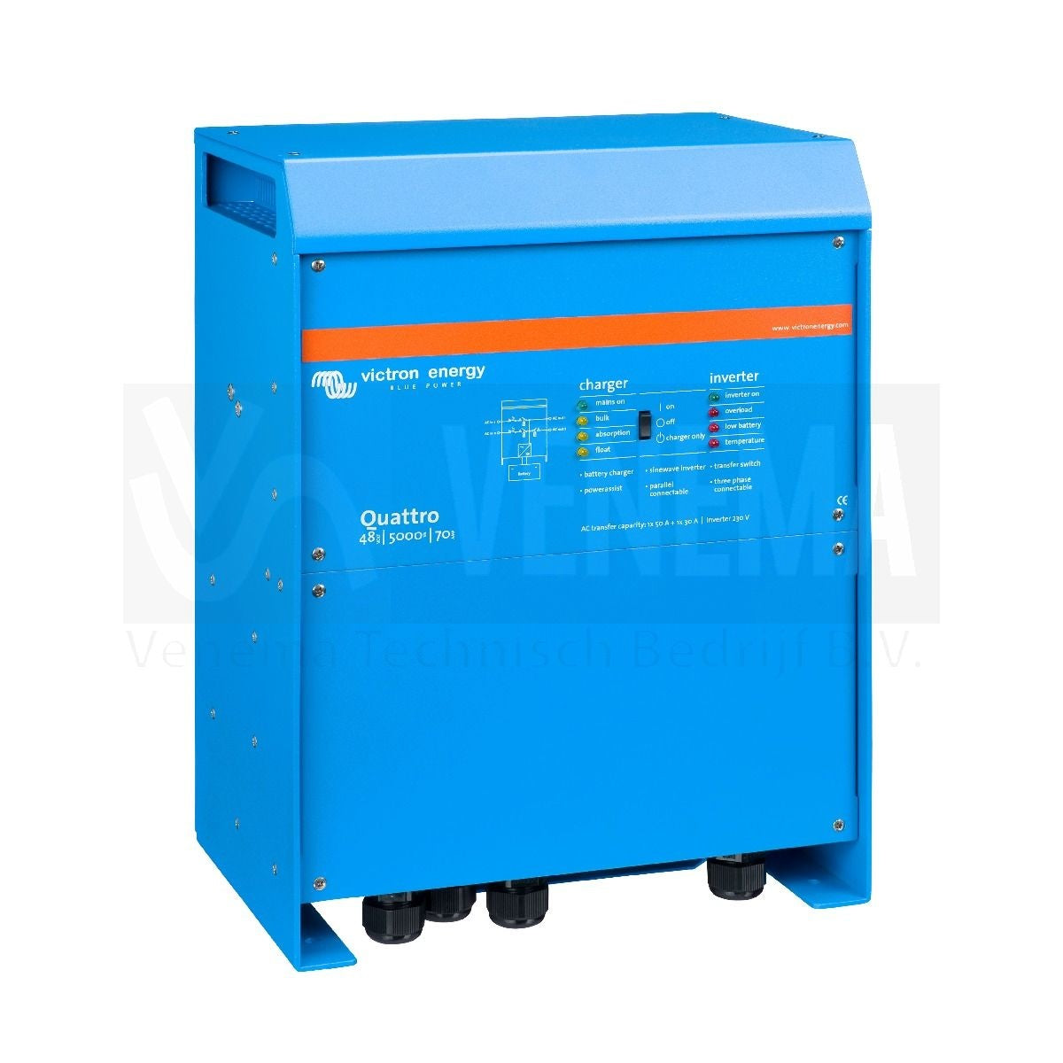 Victron Quattro 12V 5000Va 220-100/100A – afbeelding 2