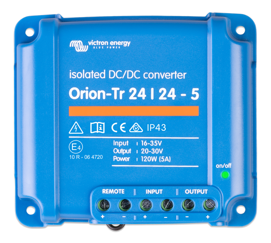 Victron Orion-Tr 24/24-5A 120W omvormer geïsoleerd