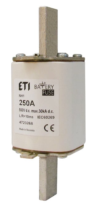 NH-Sicherung NH1 gBat 160A/550V DC