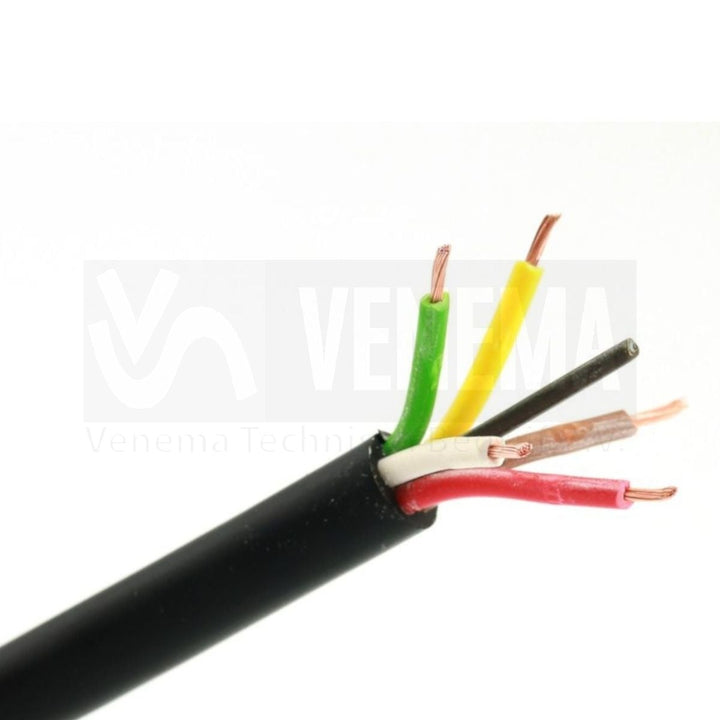 Ripca Mehrfachkabel rund 5x0,75mm² - 100 Meter