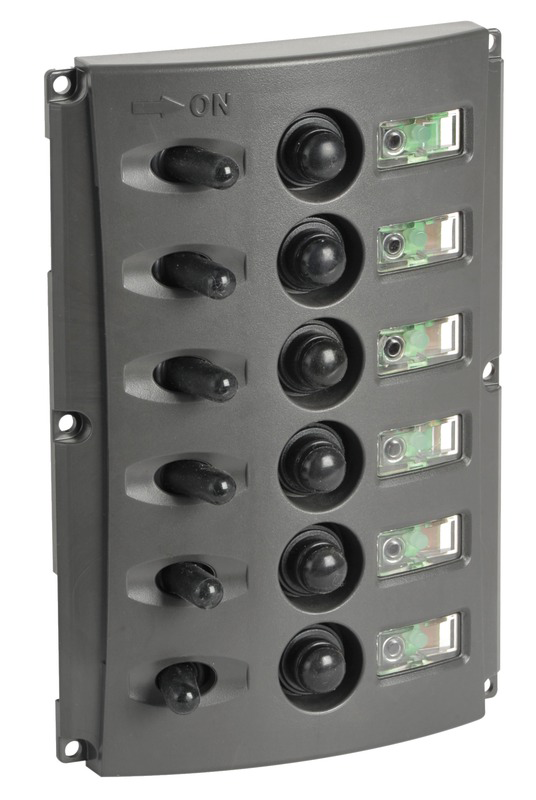 Osculati Elektrisches Schaltpaneel mit 6 Sicherungsautomaten
