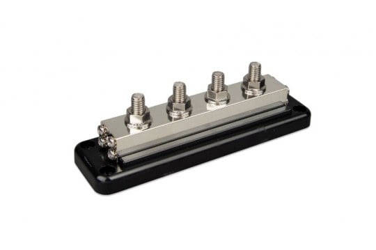 Victron DC Busbar 600A 4P met afdekkap
