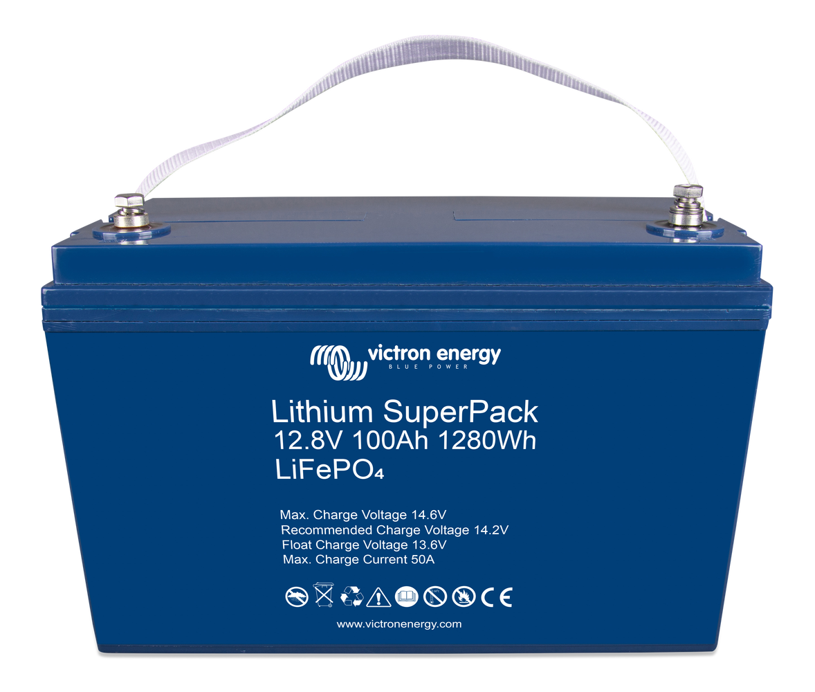 Victron Energy Lithium SuperPack 12,8V/100Ah high current (M8)