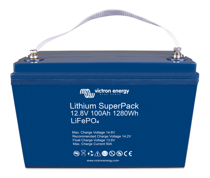 Victron Energy Lithium SuperPack 12,8V/100Ah Hochstrom (M8)