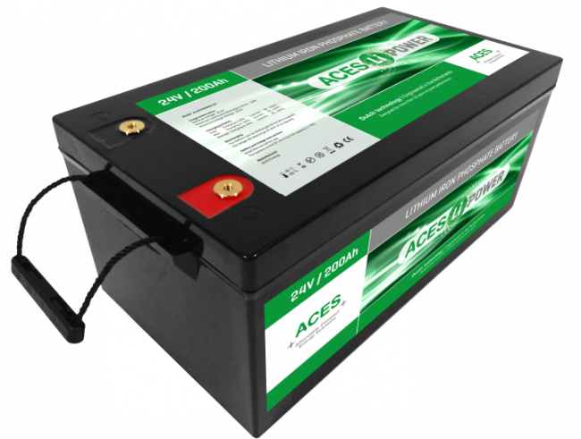 Aces Lithium-Batterie 24V 200Ah (mit CAN-Bus)